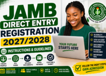 JAMB Direct Entry Registration 2027