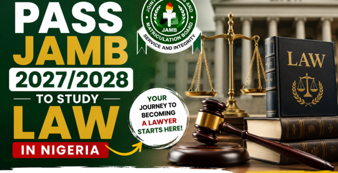 How to Pass JAMB 2027/2028 to Study Law in Nigeria