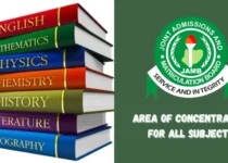 JAMB Area of Concentration 2027/2028 for all Subjects